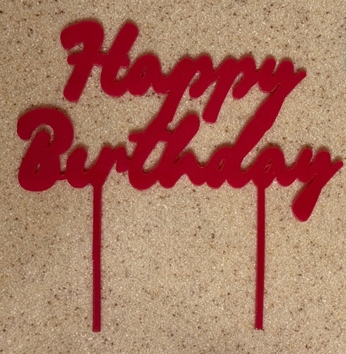 Happy Birthday Cake Topper