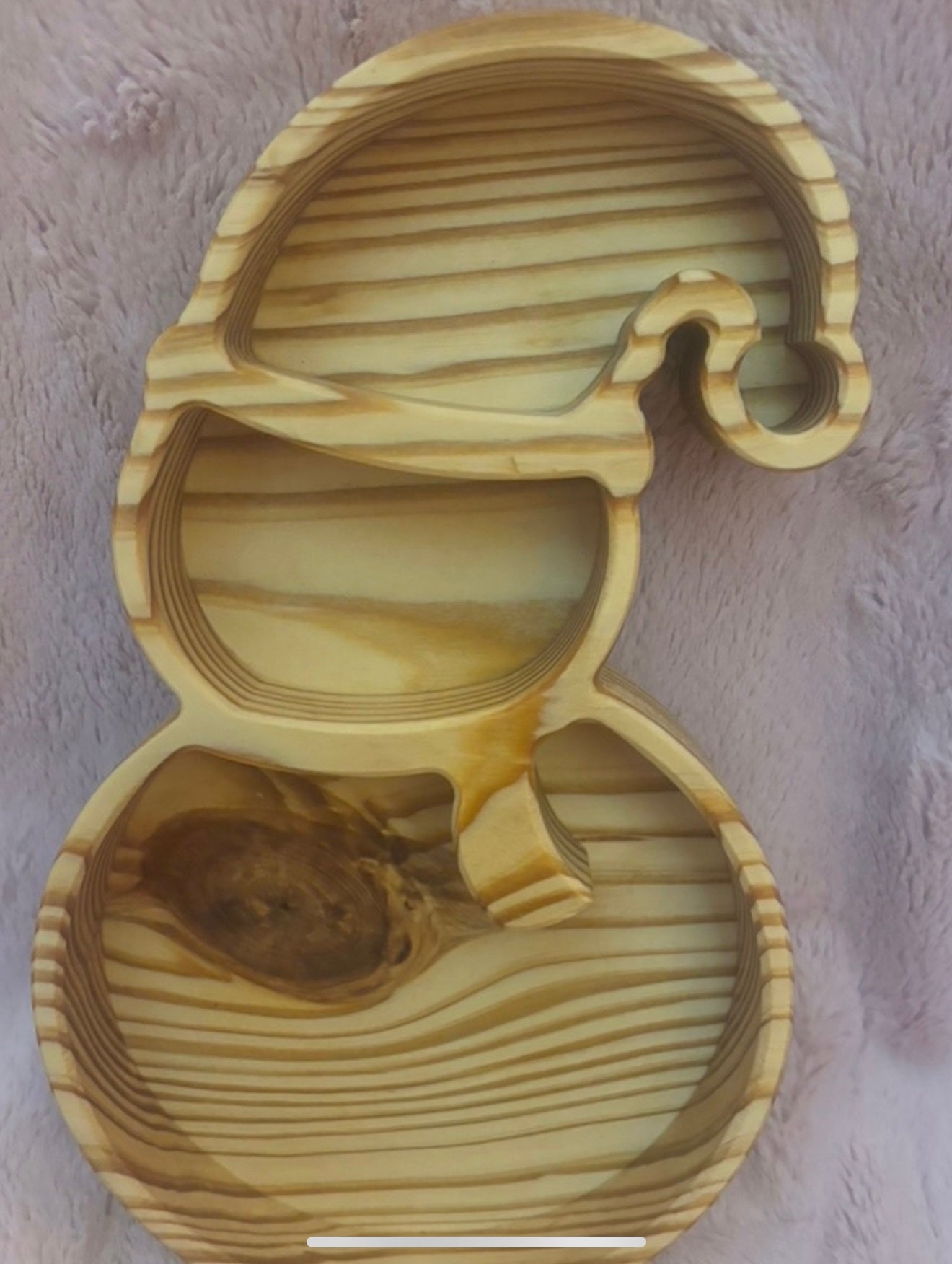 Snowman Tray in Pine