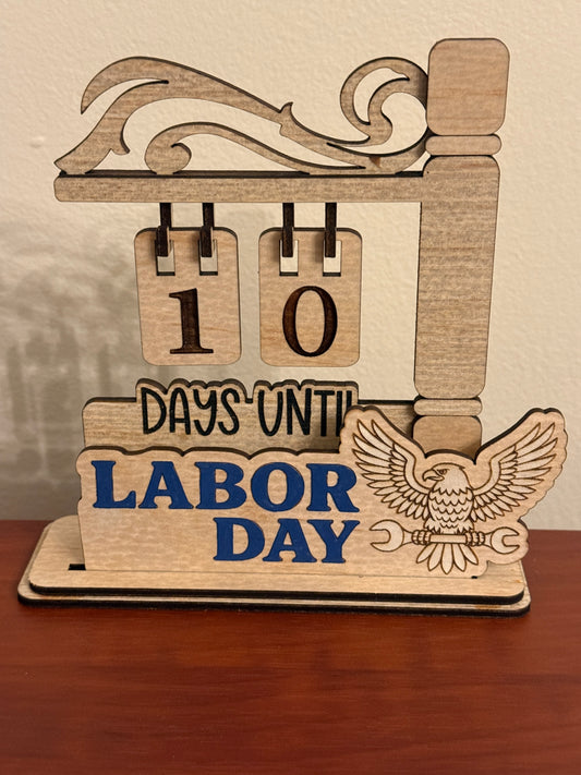 Labor Day Countdown Insert